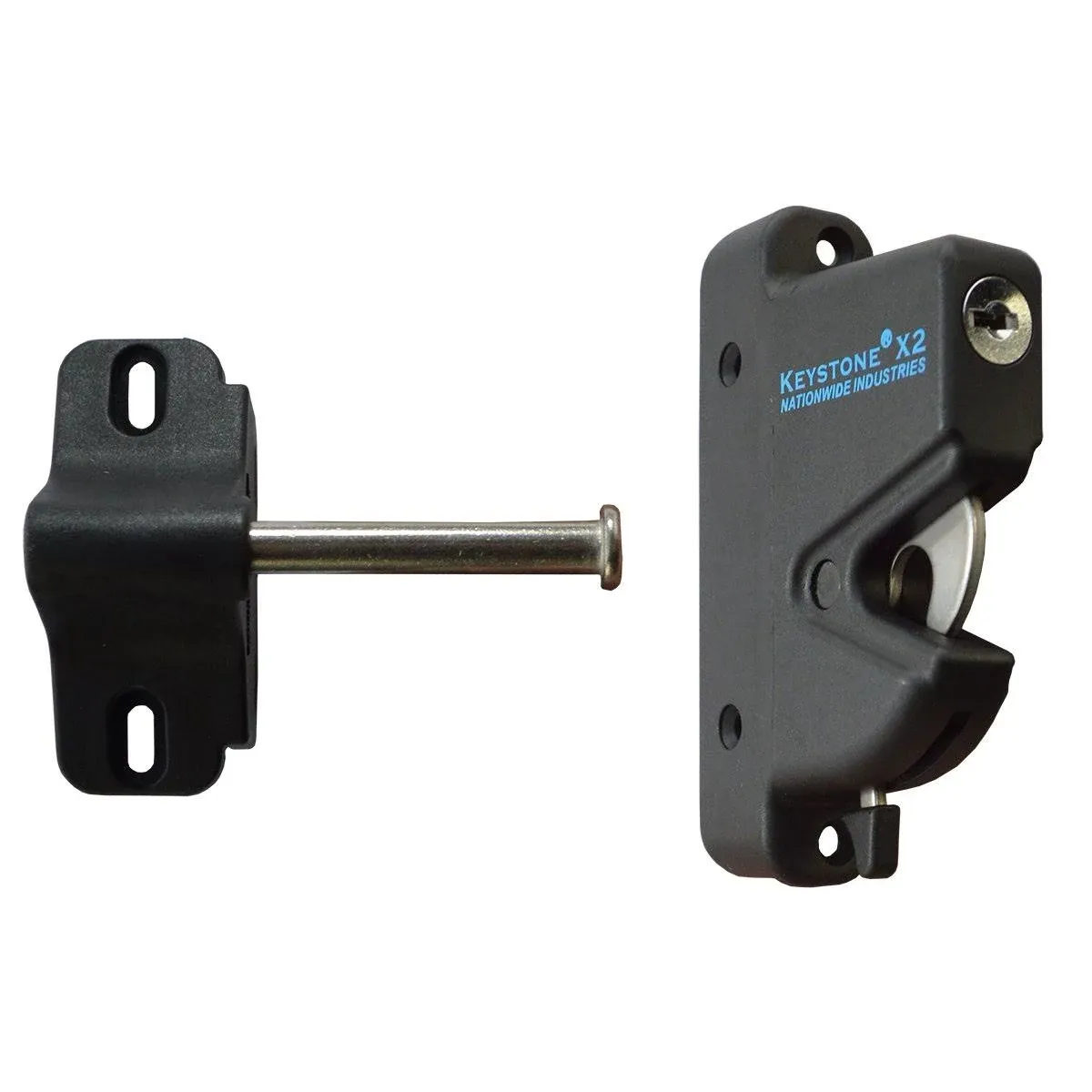 Nationwide Industries Keystone X2 External One-Sided Gate Latch