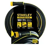 Stanley FatMax Garden Hose, 100&#039; x 5/8&#034;, Black 100-ft