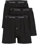 Calvin Klein Underwear three pack logo waistband boxer trunks - Black