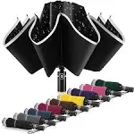 Inverted Umbrella, Large Windproof Umbrellas for Rain &amp; Sun, Compact Umbrella Re