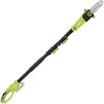 Sun Joe 24V Cordless 8-inch Telescoping Pole Saw, 2.0-Ah Battery & Charger