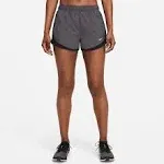 Nike Tempo Women&#039;s Brief-Lined Running Shorts Black Gray DX1035-010 Size L