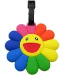 Tapp C. Travel Luggage Name Tag - Happy Face Flower