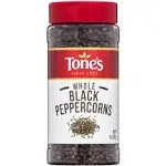 Tone's Whole Black Peppercorns, 2.13 oz. (2 pack)