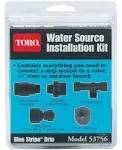 Toro 53756 Blue Stripe Drip Water Source Installation Kit Hose Systems Garden