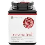 Youtheory Resveratrol with Acerola, 290 Count (1 bottle)