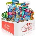 Healthy Snacks Variety Pack for Adults, 64 count Snacks Variety Pack for Adults, Care Package for Women, Perfect Healthy Snack Box for Gifting, Meetings Delicious and Nutritious Options for Everyone