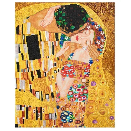 Diamond Dotz Masterclass - The Kiss (Apres Klimt), Full Drill, Round Dotz, Diamond Painting Kits, Diamond Art Kits for Adults, Gem Art, Diamond