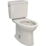 Toto CST776CSG#12 Drake Two-Piece Elongated 1.6 GPF Tornado Flush Toilet with CEFIONTECT , Sedona Beige