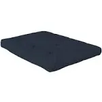 DHP Eve 8 inch Thermobonded High Density Polyester Fill Futon Mattress - Blue