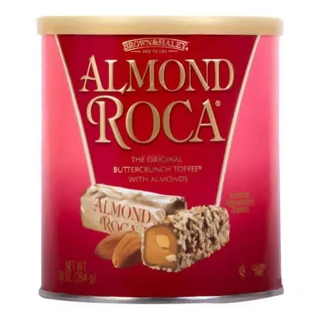 Almond Roca Buttercrunch Toffee with Chocolate and Almonds