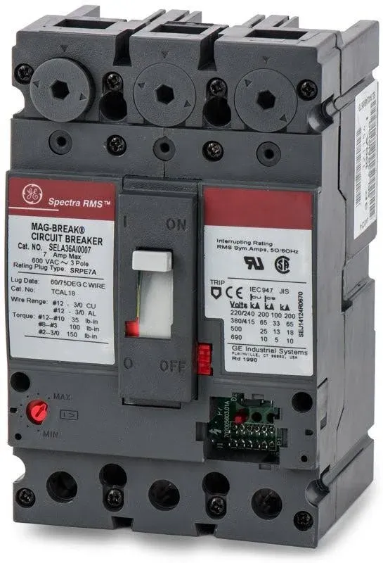 GE Molded Case Circuit Breaker