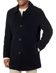 Cole Haan Full Button Wool Winter Pea Coat Jacket