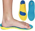 Children's Athletic Memory Foam Insoles for Arch Support and Comfort for Active Children ((24 CM) Kids Size 4-6)