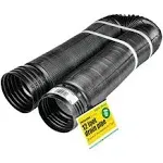 Amerimax FLEX-Drain Expandable Perforated Drainage Pipe