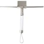 Deluxe Multi-Use Shower Squeegee with Wide 12'' Blade Clear - Zadro