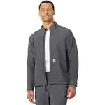 "Carhartt Force Rugged Flex Men's 3-Pocket Bonded Fleece Scrub Jacket"