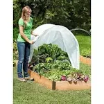 Gardener's Supply Company Garden Hoops Grow Tunnel Support | Greenhouse Raised Garden Bed Arch Frame, for Garden Plants & Vegetables Planter Box | 58" L x 4" W (Set of 6)