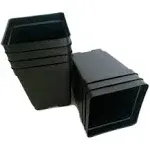 Square Quart Nursery Pots - Set of 15-4.25" Square x 4.9" deep (15)