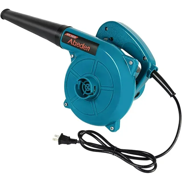 Corded Electric Leaf Blower,2 in 1 Small Handheld Lightweight Sweeper/Vacuum,110V 400W Portable Blower for Leaf/Snow/Dust Blowing, Size: One size,