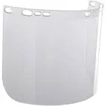 Jackson Safety F20 Polycarbonate Clear Unbound Molded Face Shield (Case of 12), Multicolor 29087