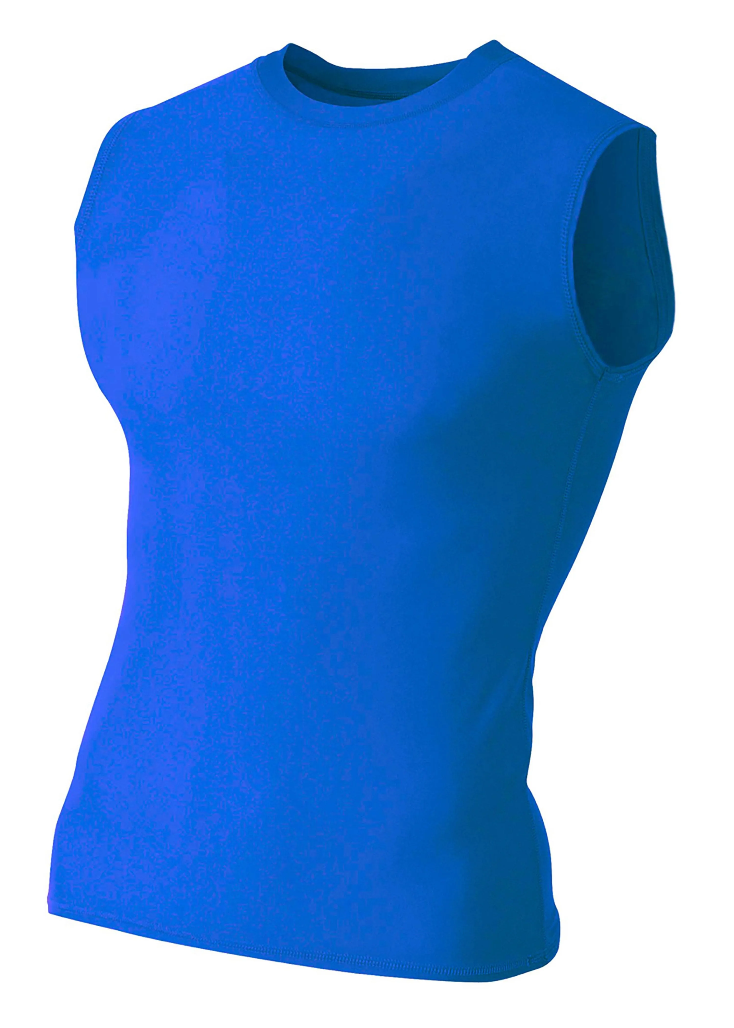 A4 Compression Muscle Tee, Royal