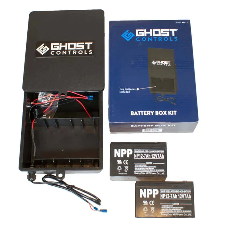 Ghost Controls Battery Box with 2 Batteries ABBT2