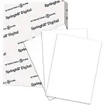 Springhill Digital 90 lb. Paper, 8.5" x 11", White, 250 Sheets/Pack (015101)