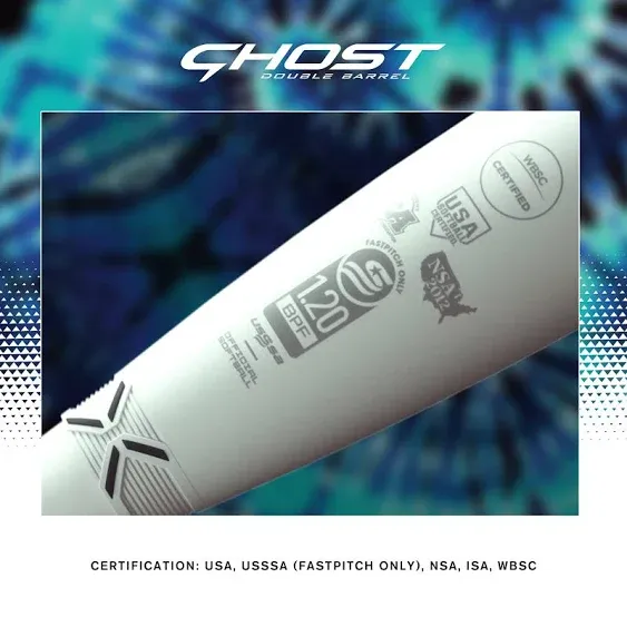 Easton | GHOST TIE DYE Fastpitch Softball Bat | Approved for All Fields | -11 / -10 Drop | 2 Pc. Composite