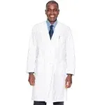 Landau Relaxed Fit 3-Pkt 5-Knot Cloth Button Full-Length Lab Coat for Men 3138