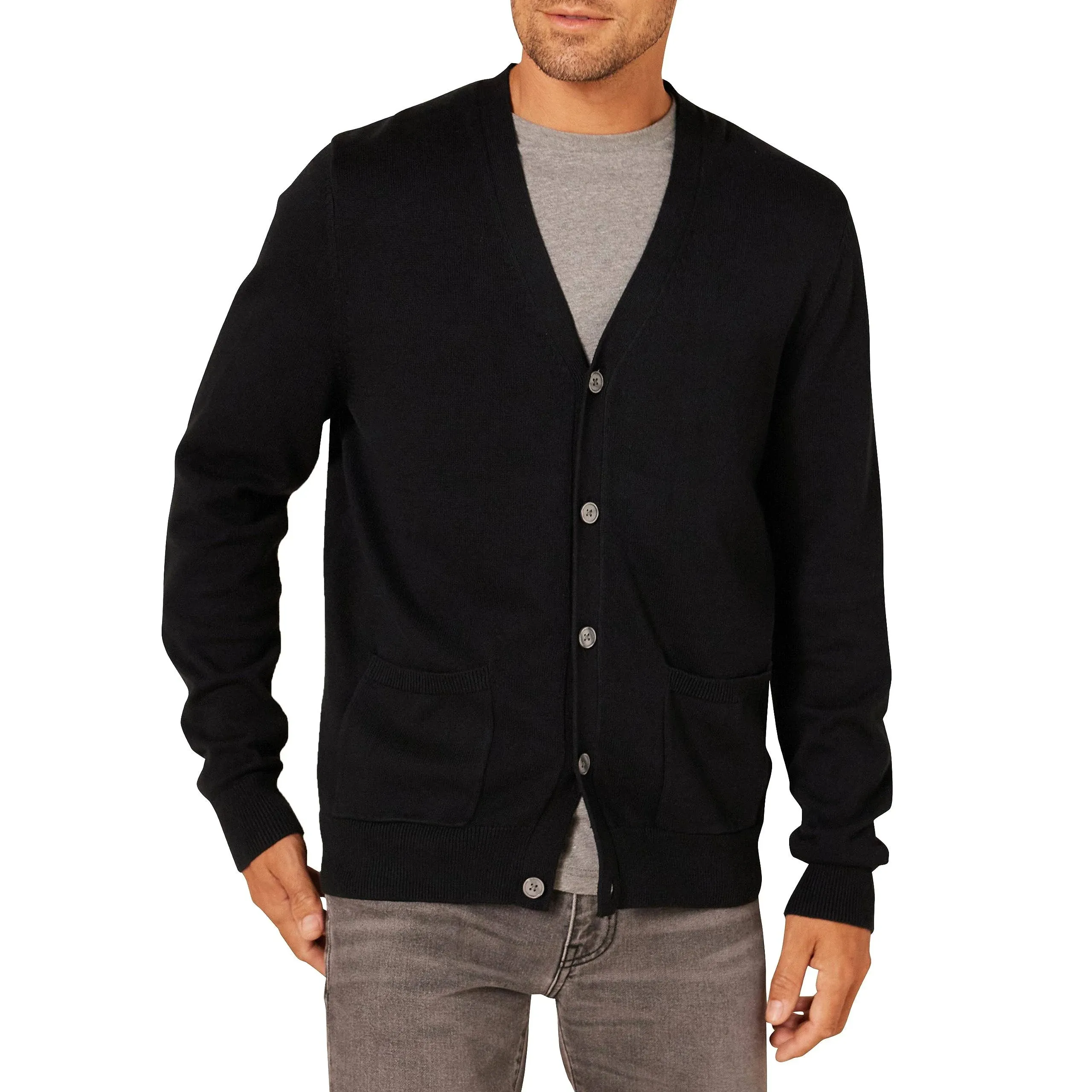 Amazon Essentials Men's Cotton Cardigan Sweater