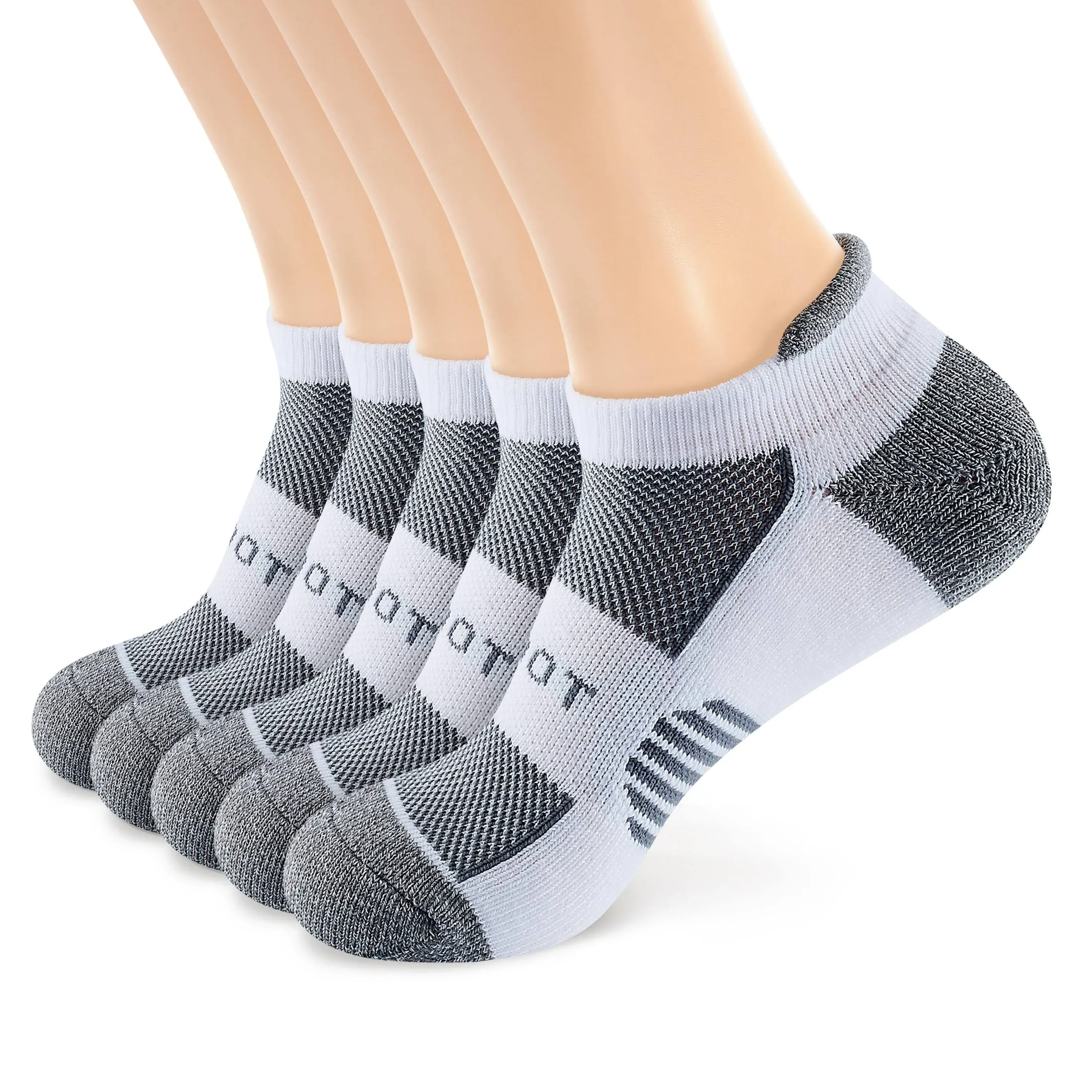 Athletic Cushioned Ankle Tab 5-10  Pairs Socks