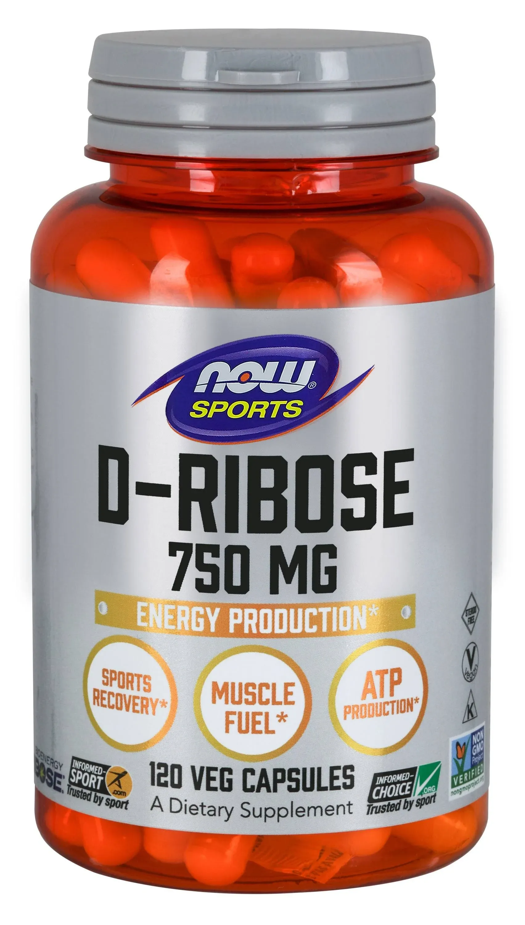 Now Foods, D-Ribose 750 mg 120