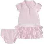 Adidas Baby Girls Ruffle Polo Dress