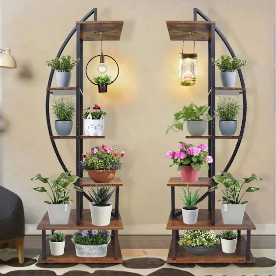 WWahuayuan Half Moon Plant Stand