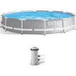 Intex 15 ft x 48 in Prism Frame Pool Set