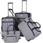 American Flyer Signature 4 Piece Luggage Set - Brown