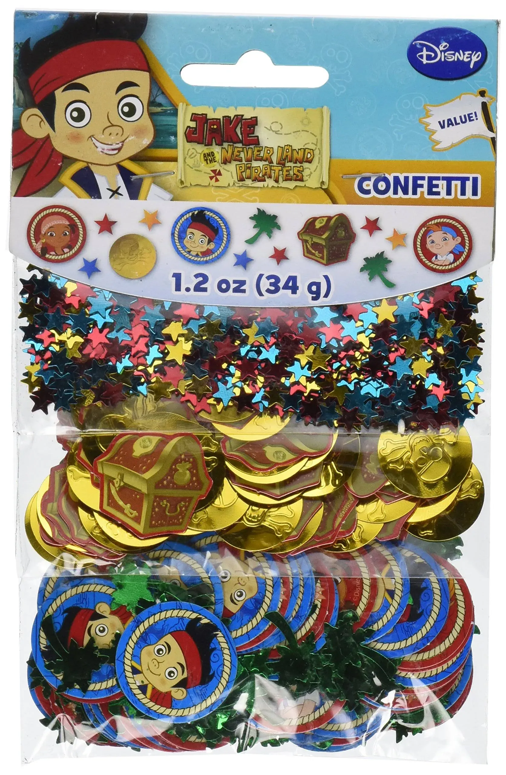 Jake and the Never Land Pirates Value Confetti Decorations Party Suplies Favors