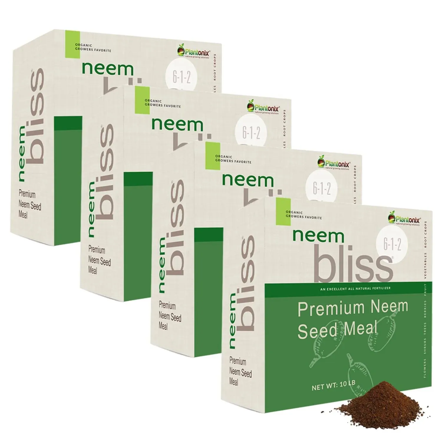 Neem Bliss Meal - Neem Seed Meal Fertilizer | Plantonix 40 lb