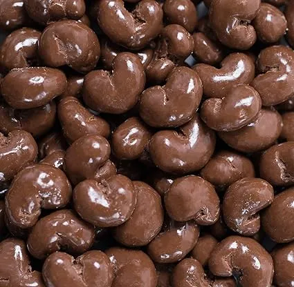 Milk Chocolate Covered Cashews Candy, 2 Pound Bag