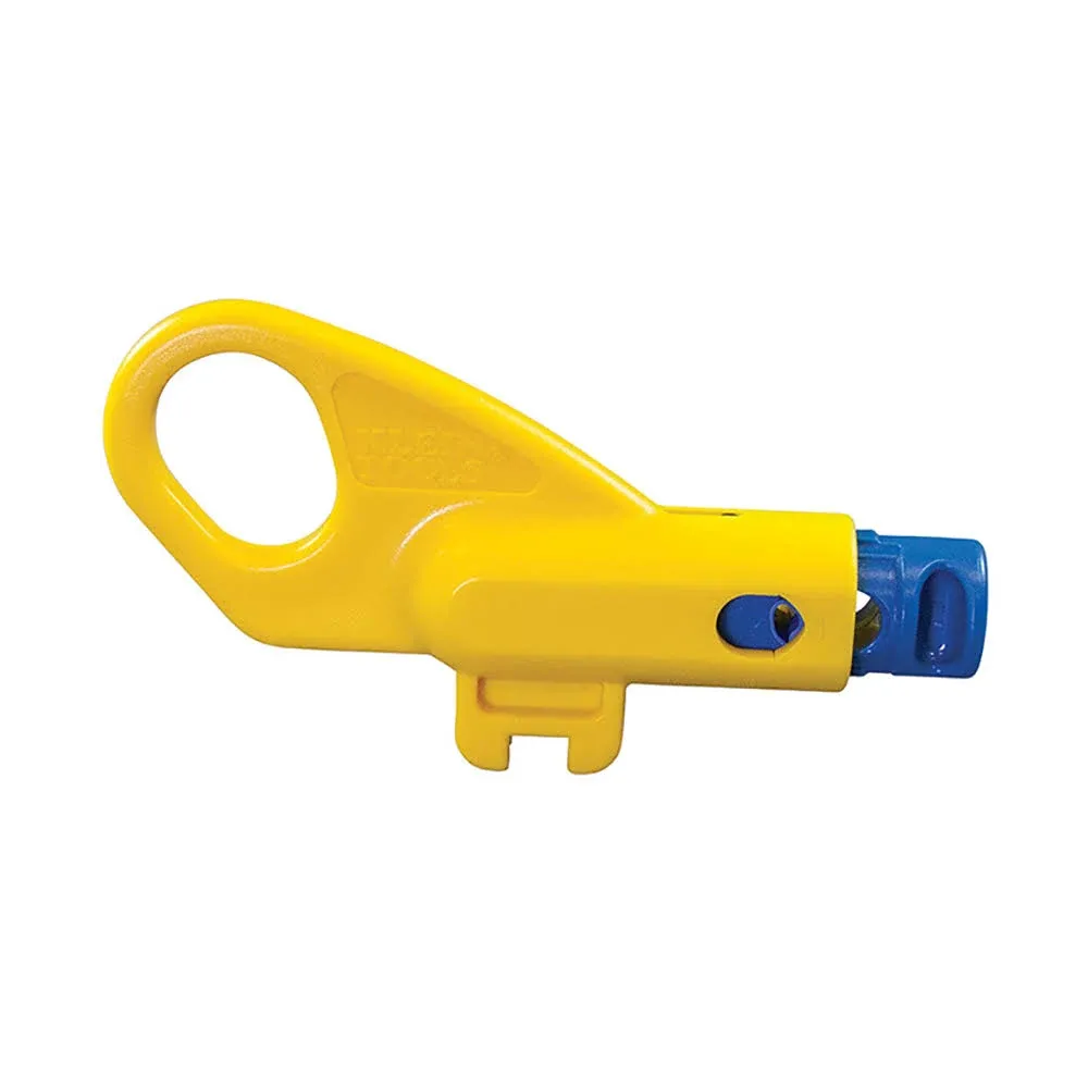 Klein Tools VDV110-261 Twisted Pair Radial Stripper,Yellow/BlueKlein Tools VDV110-261 Twisted Pair Radial Stripper,Yellow/Blue