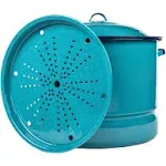 Cinsa Steamer Pot, with Lid & Trivet, 34 Quart - 1 set