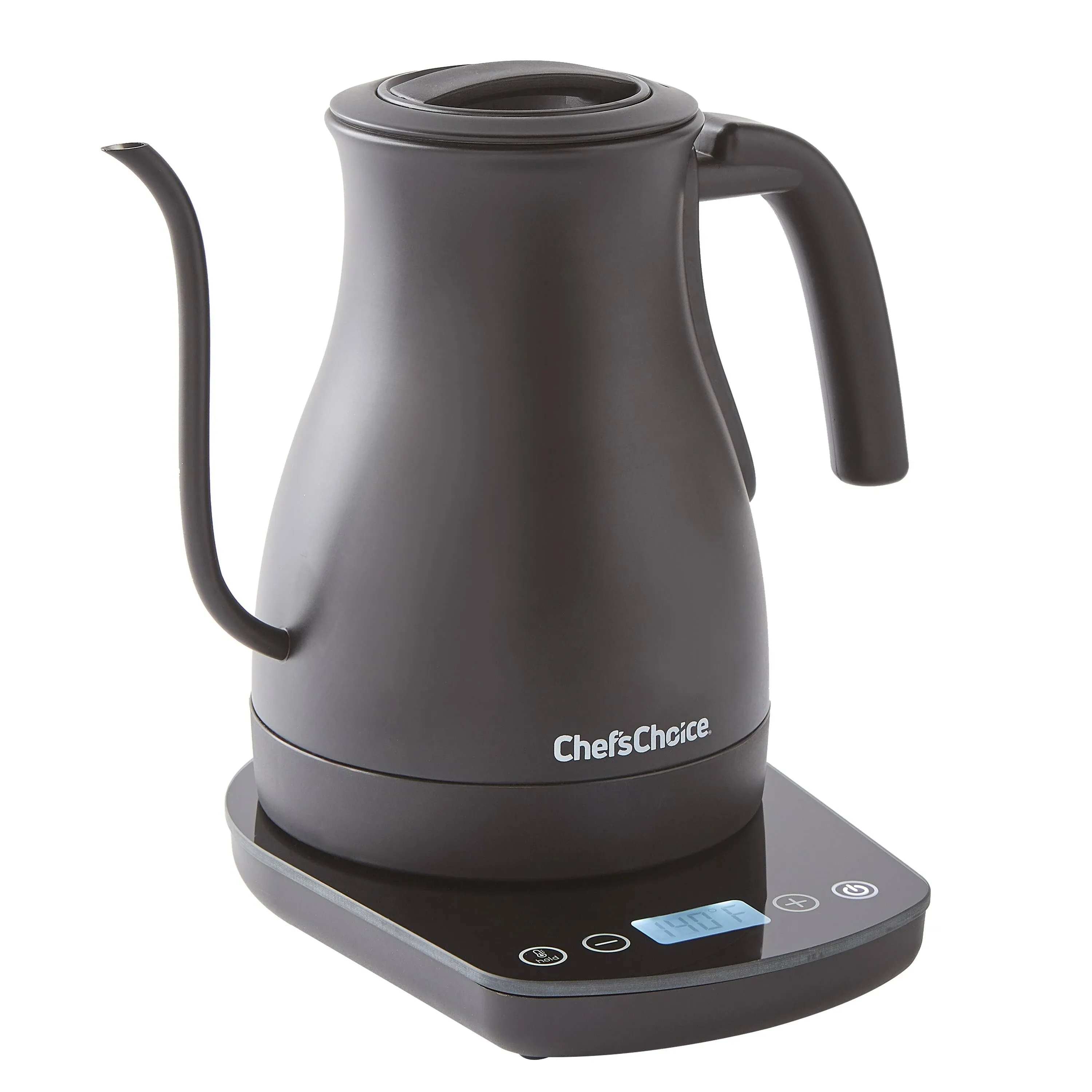 Chef'sChoice 1qt. Digital Electric Gooseneck Kettle Brushed Stainless Steel, 1200W