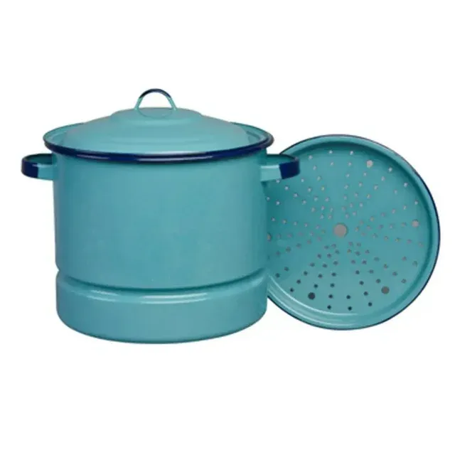 Cinsa 15QT Steamer Pot Turquoise