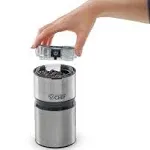 Commercial Chef Electric Coffee/Spice Grinder - Stainless Steel Blades and Transparent Lid