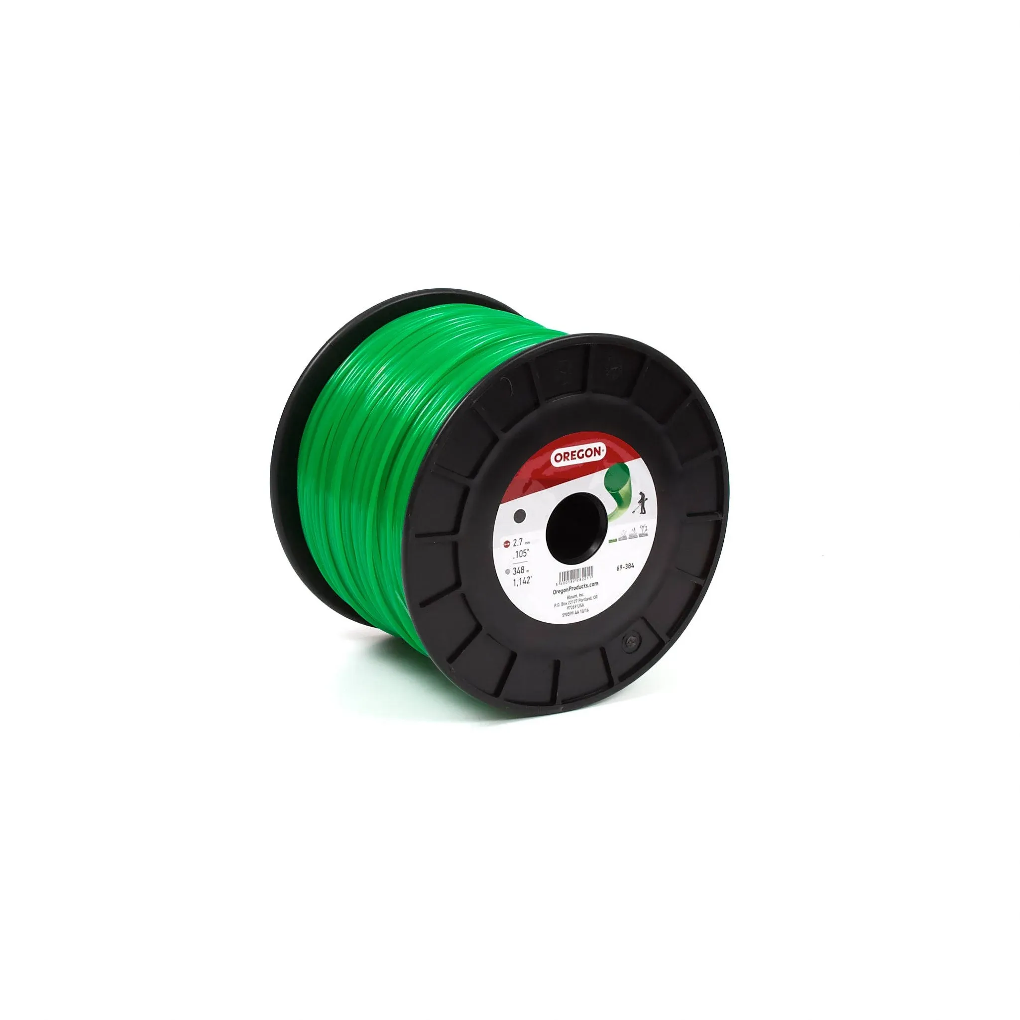 Oregon Trimmer Line, Green, Round, .105" by 1142\', 5Lb Spool