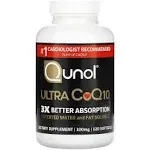 Qunol Ultra CoQ10 Softgels 100mg, 120 Count