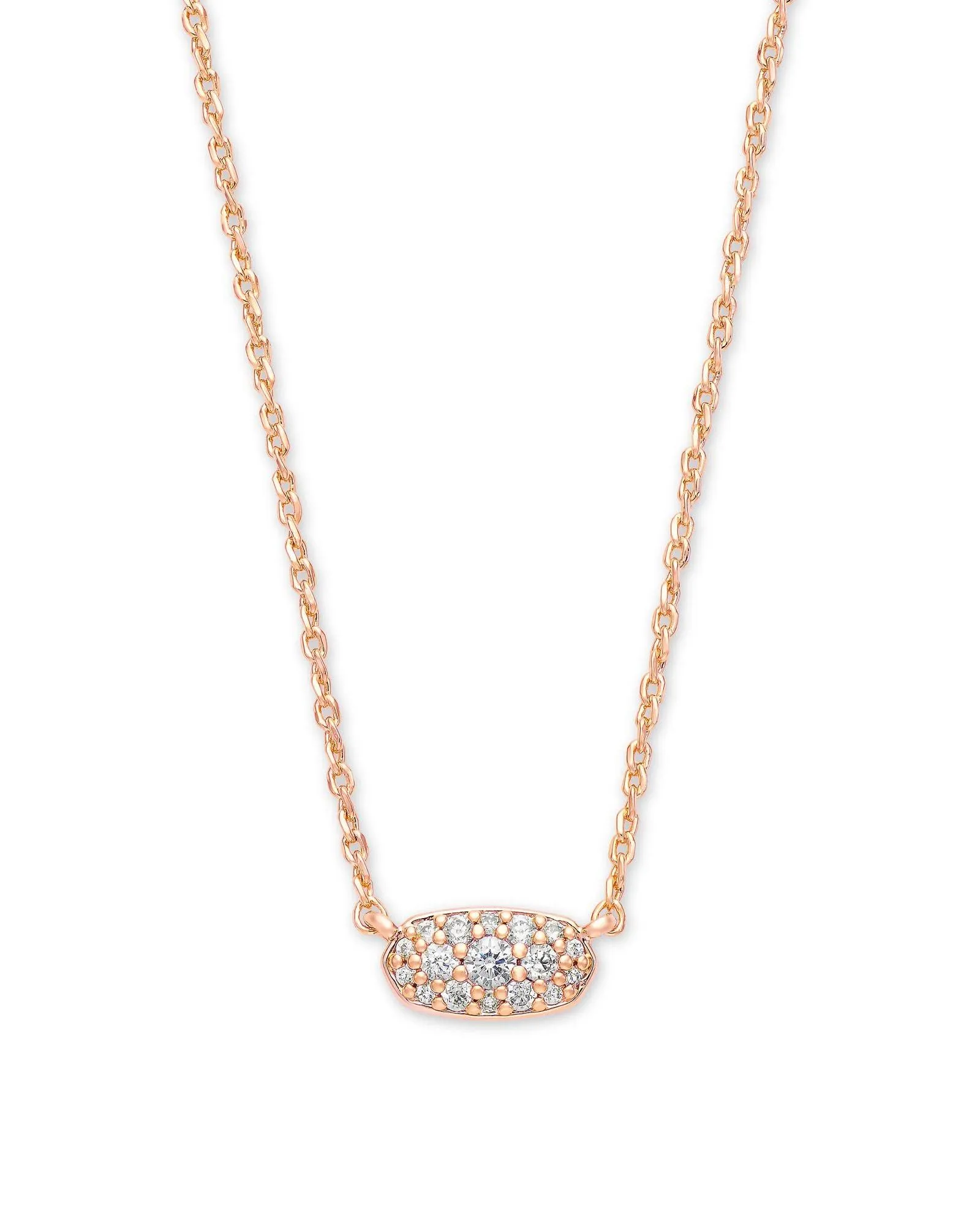 Kendra Scott: Grayson Rose Gold Crystal Pendant Necklace