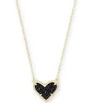 Ari Heart Pendant Necklace Gold Kendra Scott