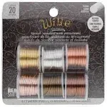 The Beadsmith Wire Elements 20-Gauge Lacquered Tarnish-Resistant Copper Wire for Jewelry Making, 3 Yards Each, 2.74 Meters Each Spool (Assorted Colors)